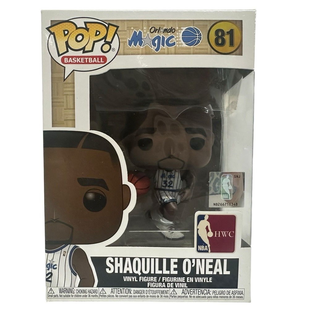Funko Pop NBA Legends Orlando Magic Shaquille O'Neal Vinyl Figure 81 Shaq